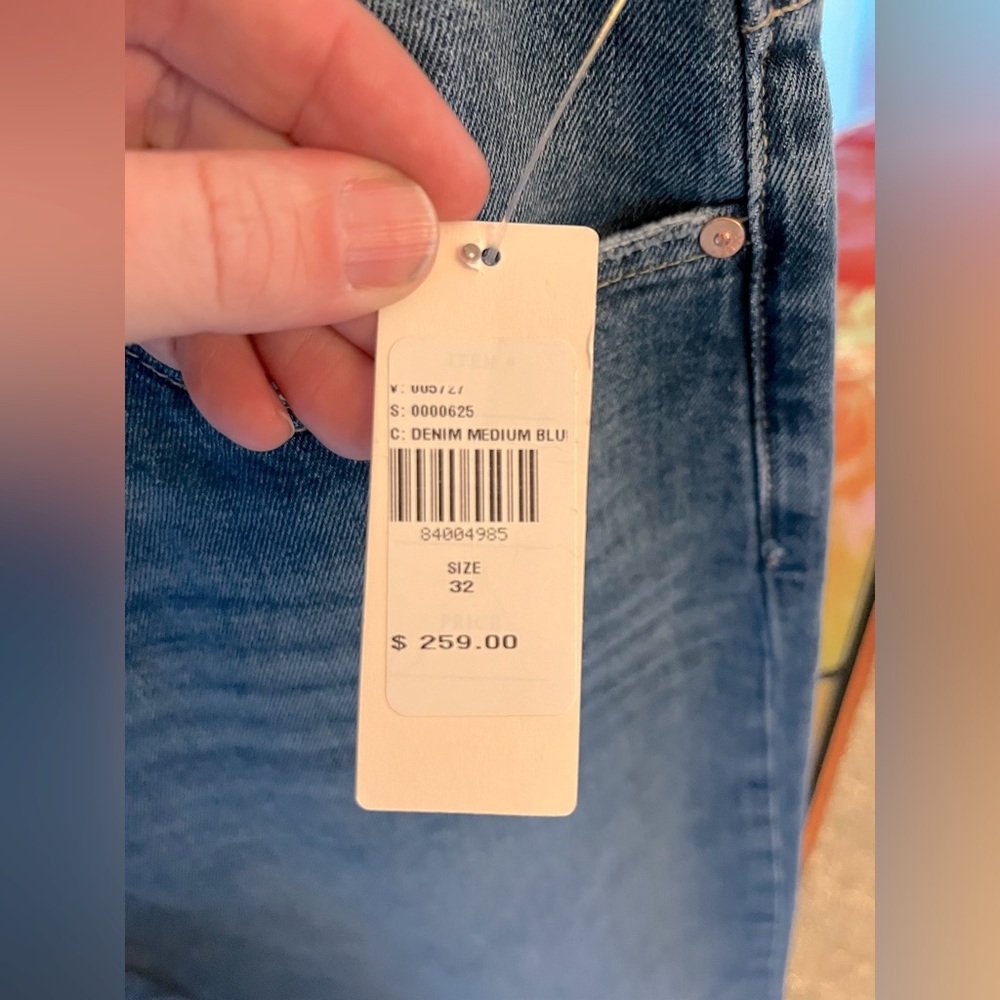 NWT Paige Straight Leg Jeans - Picture 8 of 11